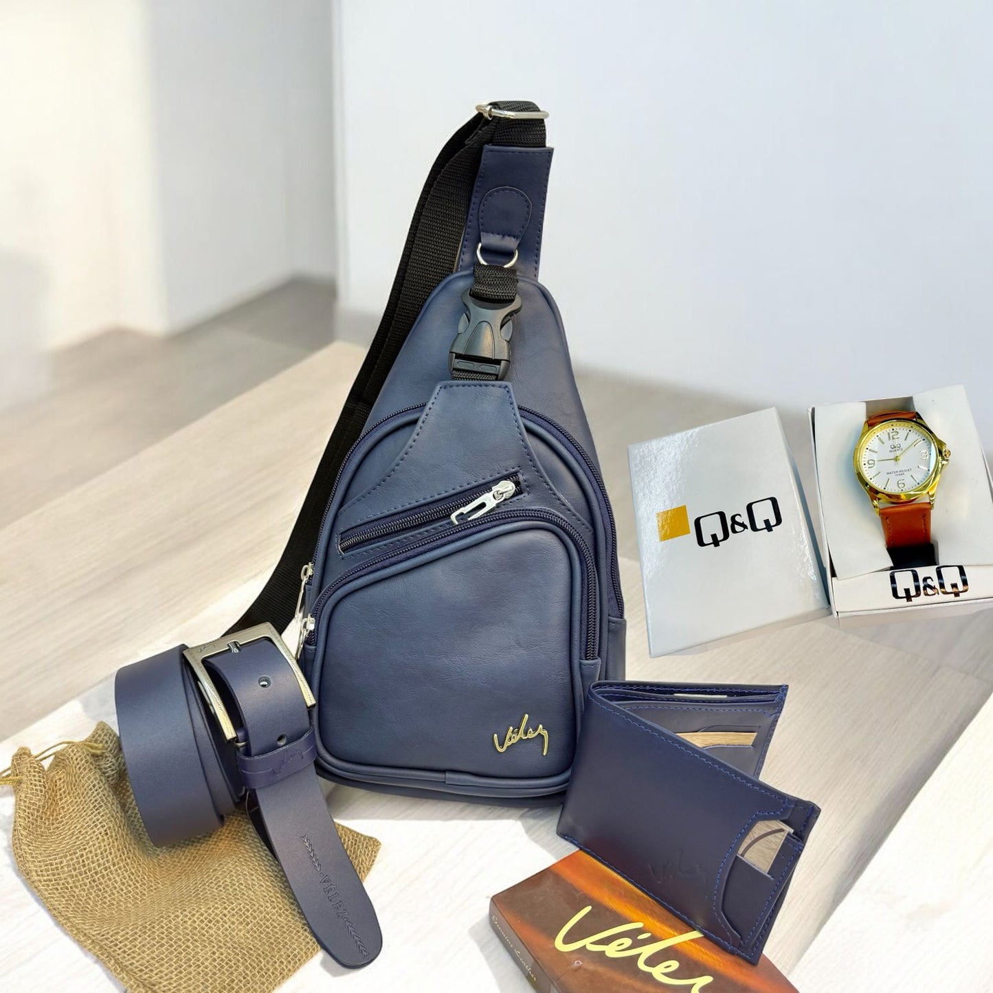 KIT VELEZ ESTILO Y CALIDAD + REGALO (RELOJ)