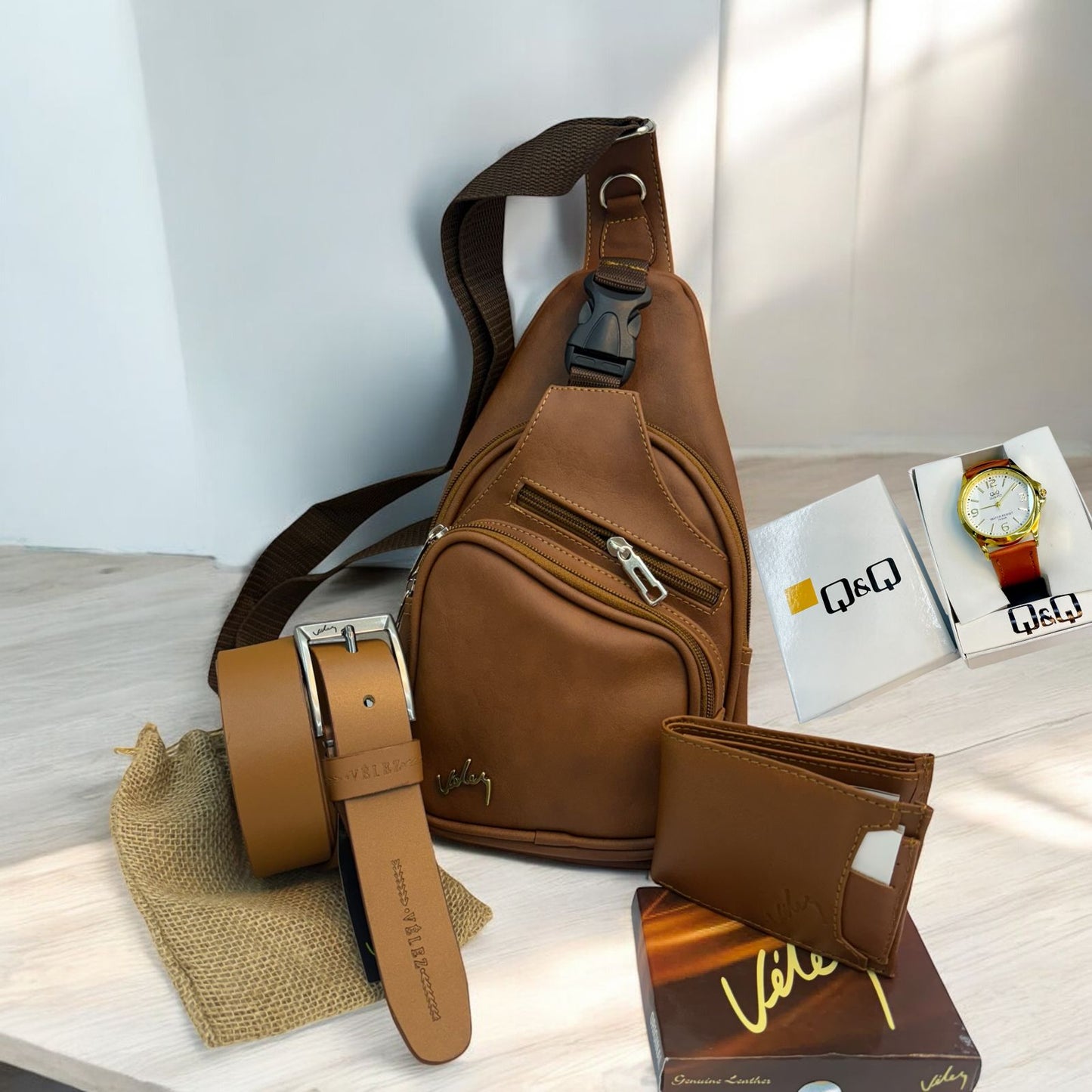 KIT VELEZ ESTILO Y CALIDAD + REGALO (RELOJ)